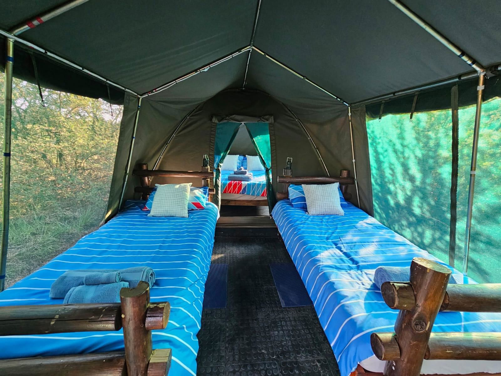 Merry Mongoose Riverside Family Glamping tent 5